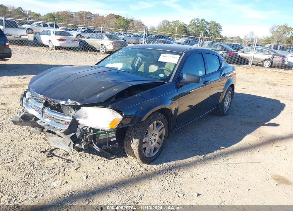 2014 DODGE AVENGER VIN: 1C3CDZAG2EN132502