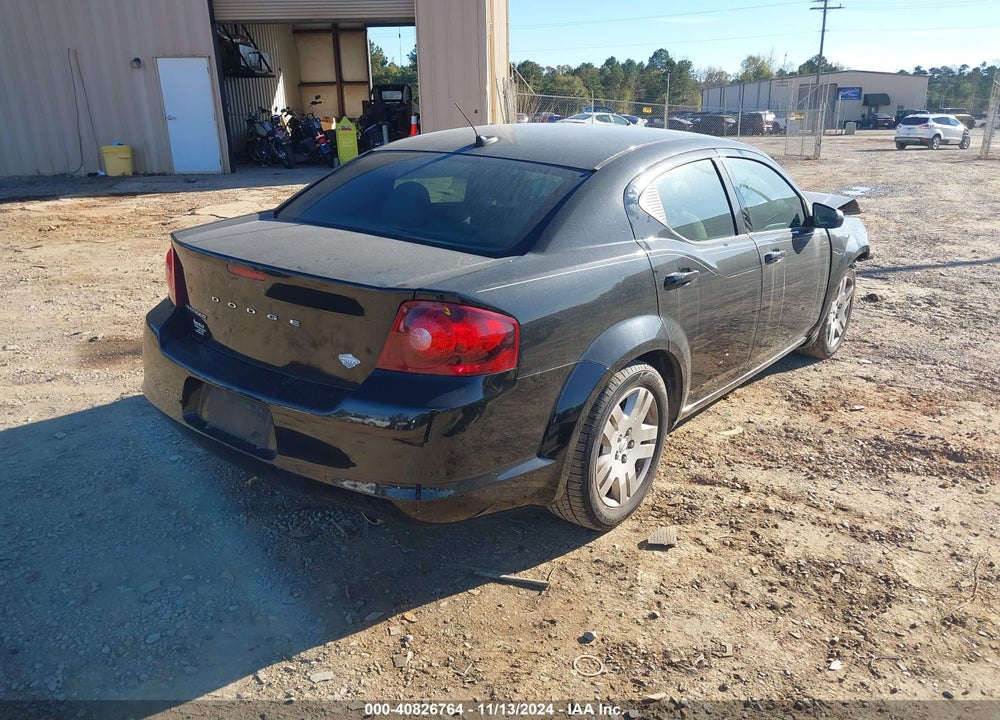 2014 DODGE AVENGER VIN: 1C3CDZAG2EN132502