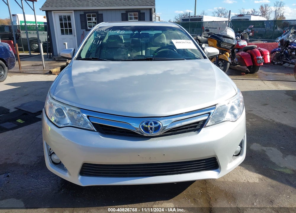 2013 TOYOTA CAMRY HYBRID XLE VIN: 4T1BD1FK6DU077378