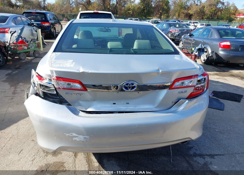 2013 TOYOTA CAMRY HYBRID XLE VIN: 4T1BD1FK6DU077378