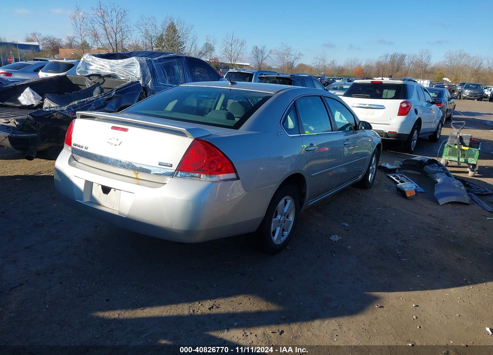 2008 CHEVROLET IMPALA LT VIN: 2G1WT58KX89174205