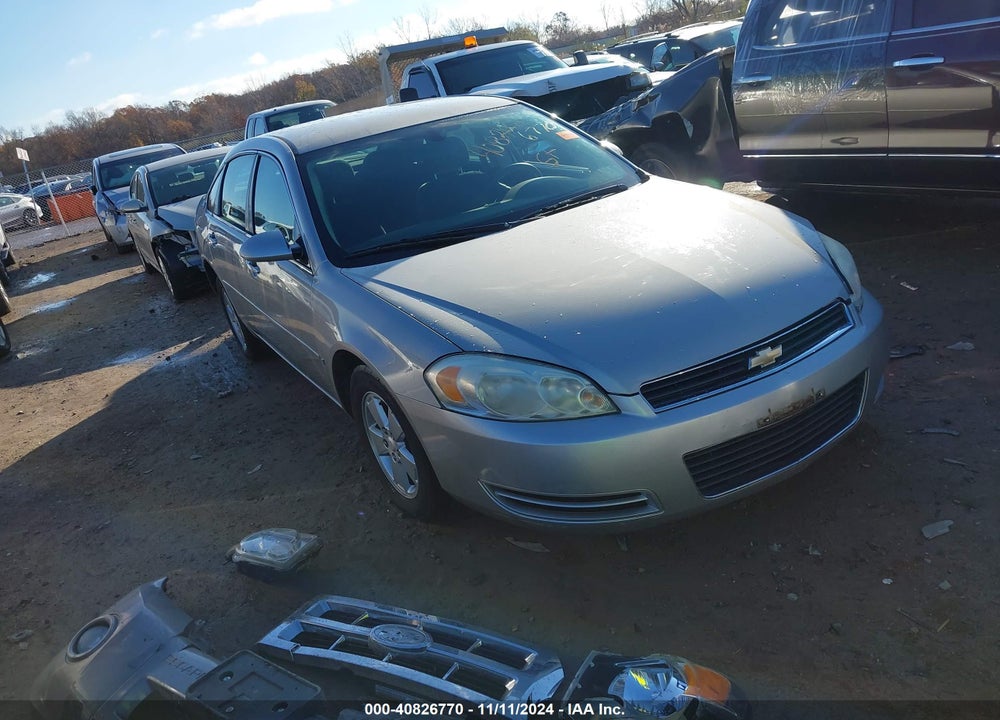 2008 CHEVROLET IMPALA LT VIN: 2G1WT58KX89174205