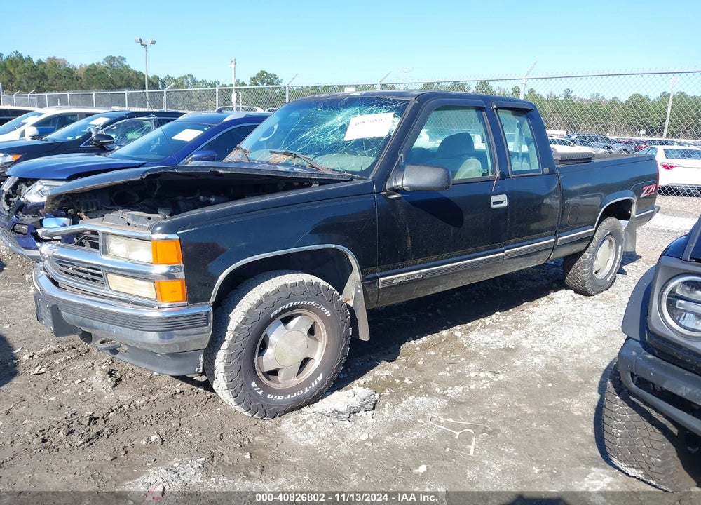 1998 CHEVROLET K1500 FLEETSIDE VIN: 1GCEK19M5WE154744