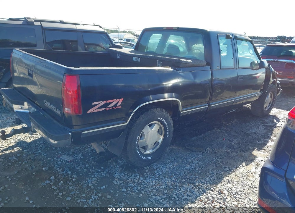1998 CHEVROLET K1500 FLEETSIDE VIN: 1GCEK19M5WE154744