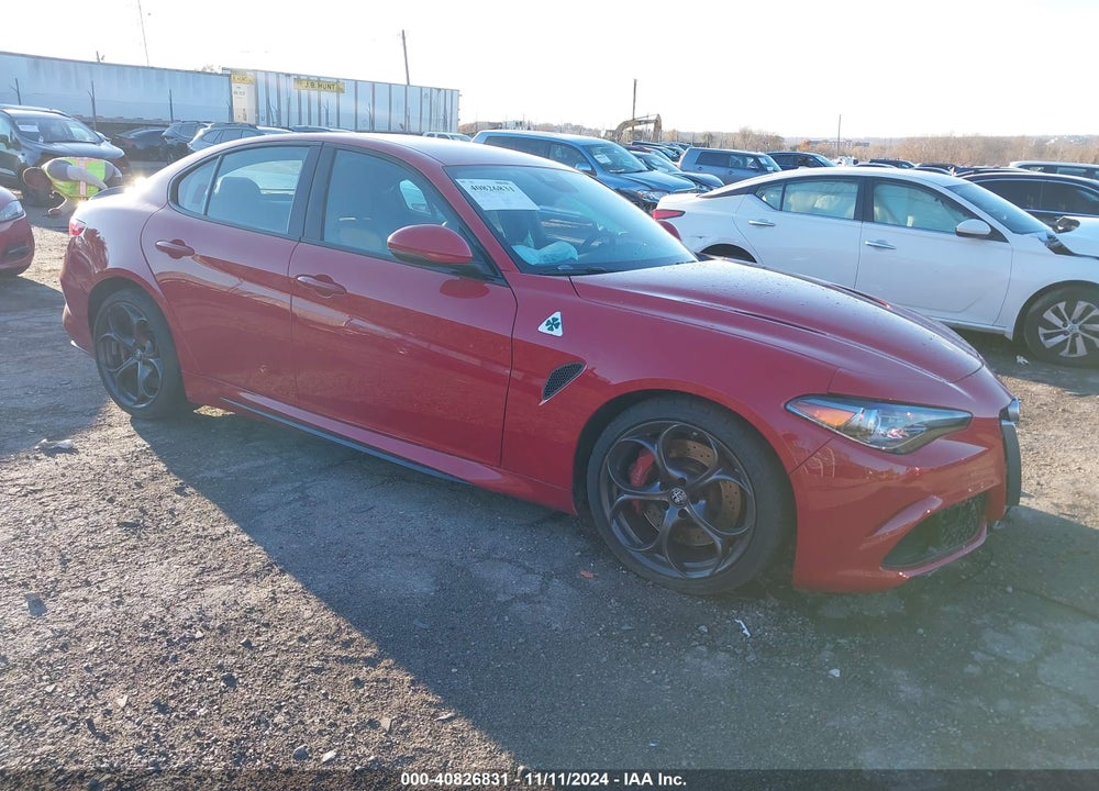 2017 ALFA ROMEO GIULIA QUADRIFOGLIO RWD VIN: ZARFAEAV7H7549878