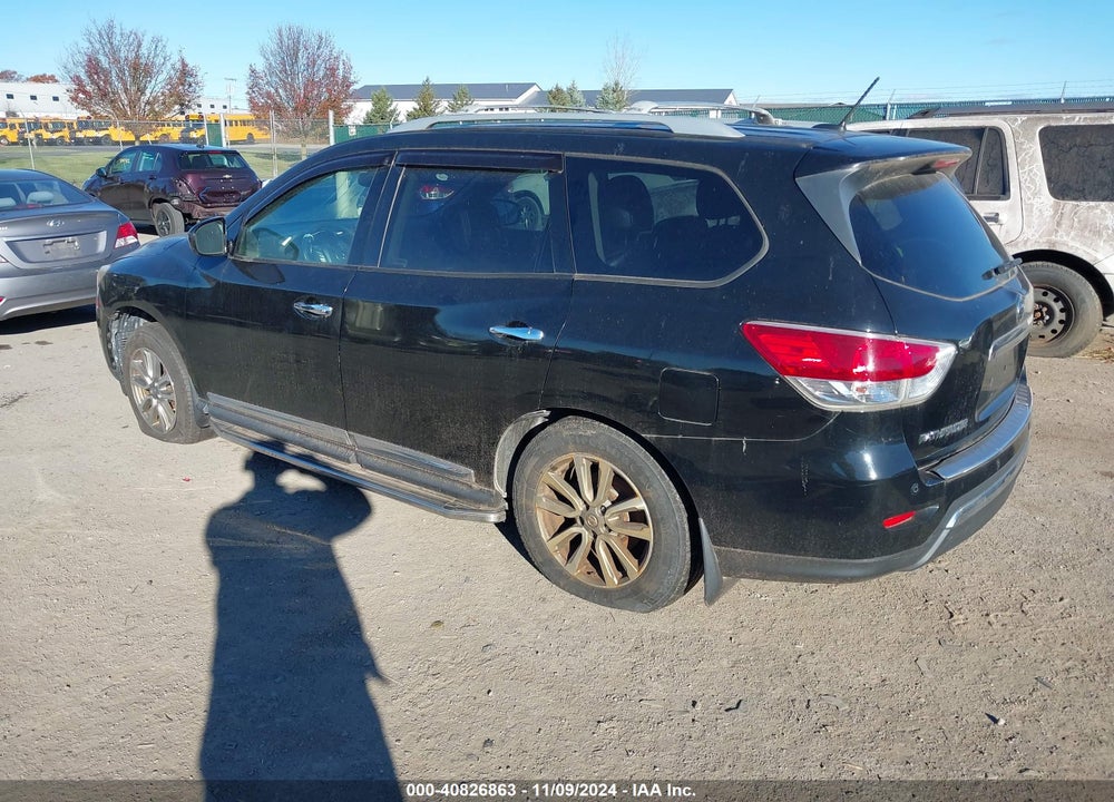 2013 NISSAN PATHFINDER SL VIN: 5N1AR2MM9DC642851
