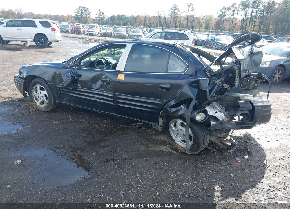 1999 PONTIAC GRAND AM SE1 VIN: 1G2NE52T3XC503711