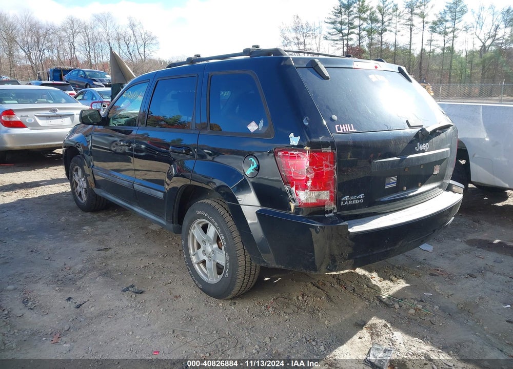2007 JEEP GRAND CHEROKEE LAREDO VIN: 1J8GR48K17C659093