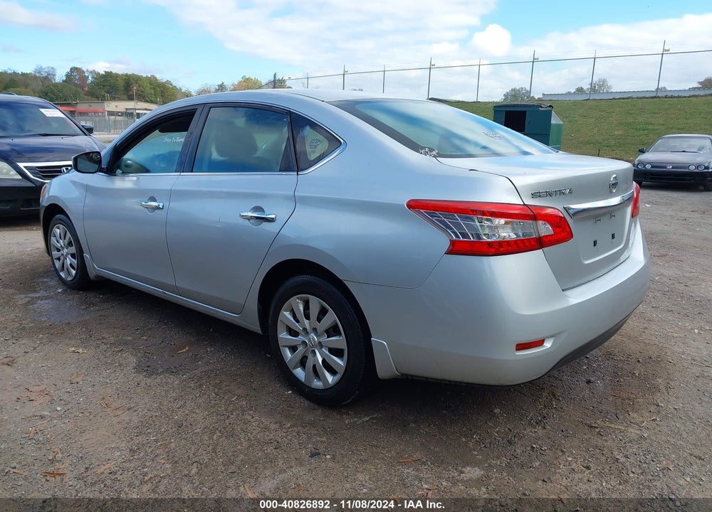2015 NISSAN SENTRA S VIN: 3N1AB7AP2FY219286