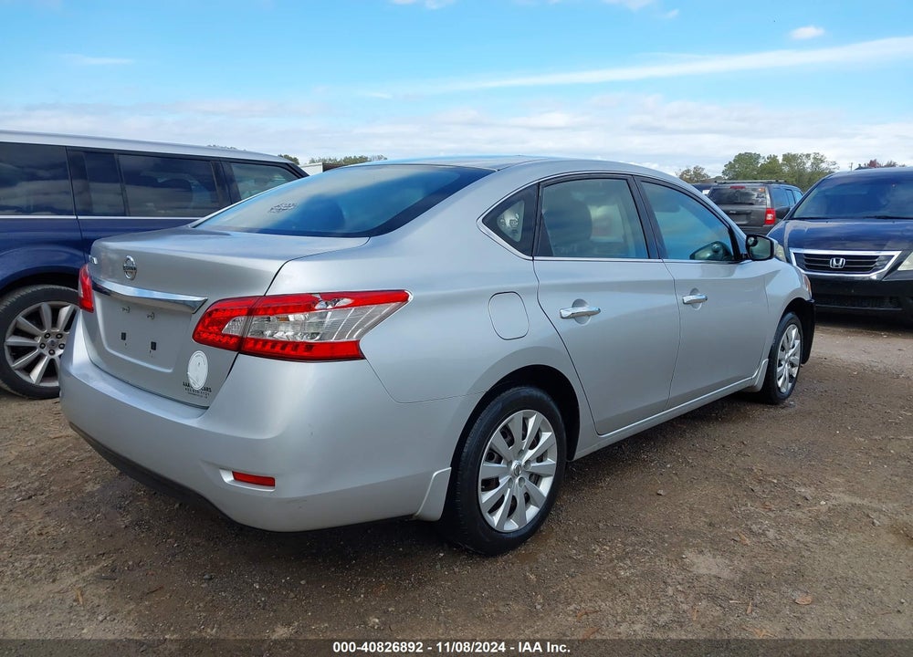 2015 NISSAN SENTRA S VIN: 3N1AB7AP2FY219286