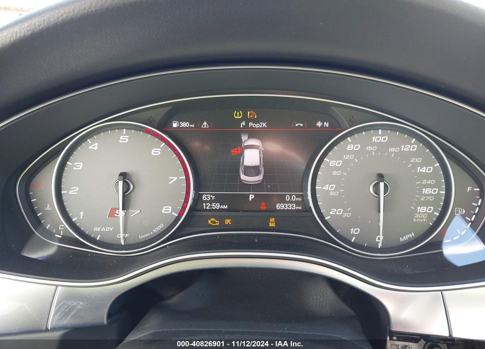 2017 AUDI S7 4.0T PREMIUM PLUS VIN: WAUWFAFCXHN018615