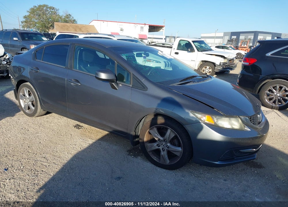 2013 HONDA CIVIC LX VIN: 19XFB2F52DE051502