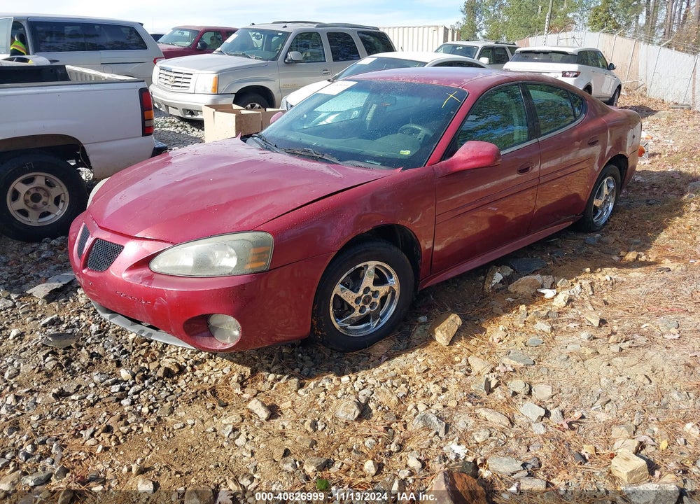 2004 PONTIAC GRAND PRIX GT1 VIN: 2G2WP522541334007