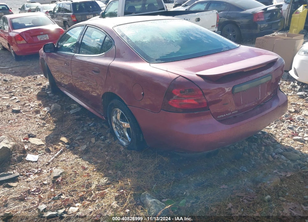 2004 PONTIAC GRAND PRIX GT1 VIN: 2G2WP522541334007