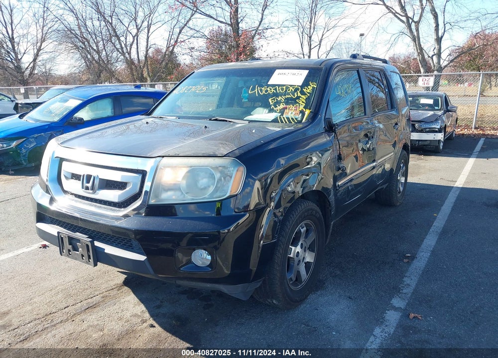 2010 HONDA PILOT TOURING VIN: 5FNYF4H91AB013435