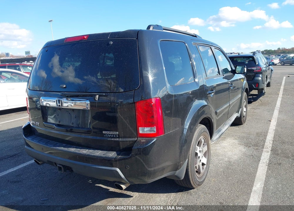 2010 HONDA PILOT TOURING VIN: 5FNYF4H91AB013435