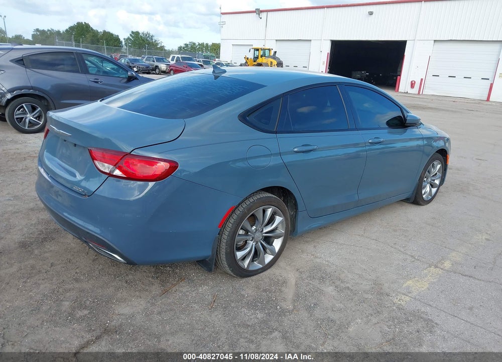 2015 CHRYSLER 200 S VIN: 1C3CCCBGXFN604915