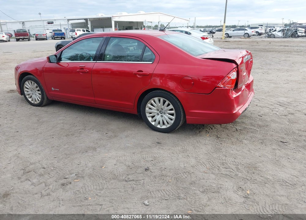 2011 FORD FUSION HYBRID VIN: 3FADP0L34BR284549