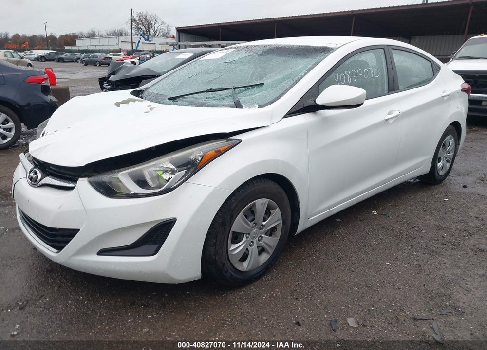 2016 HYUNDAI ELANTRA SE VIN: 5NPDH4AE9GH748951