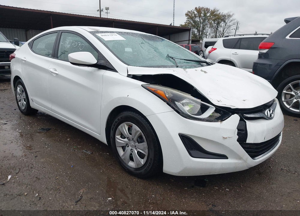 2016 HYUNDAI ELANTRA SE VIN: 5NPDH4AE9GH748951