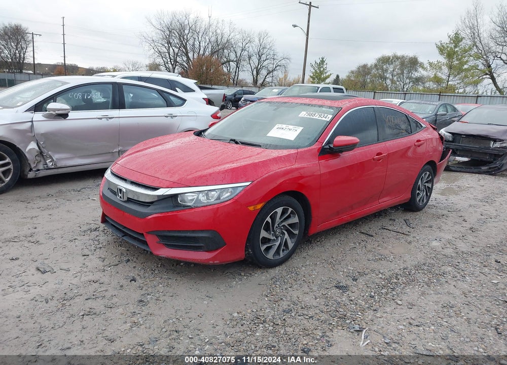 2018 HONDA CIVIC EX VIN: 2HGFC2F75JH533753