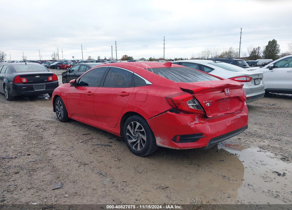 2018 HONDA CIVIC EX VIN: 2HGFC2F75JH533753