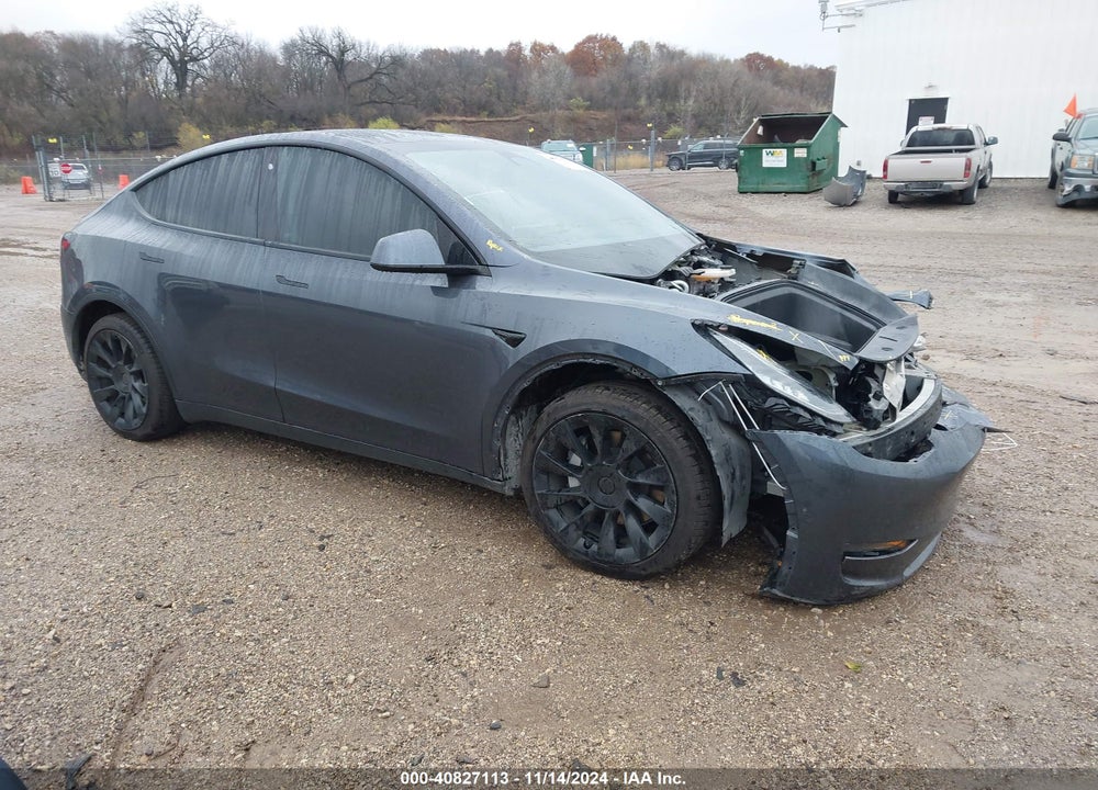 2021 TESLA MODEL Y LONG RANGE DUAL MOTOR ALL-WHEEL DRIVE VIN: 5YJYGDEE0MF060331
