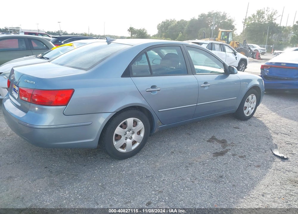 2009 HYUNDAI SONATA GLS VIN: 5NPET46C89H528357