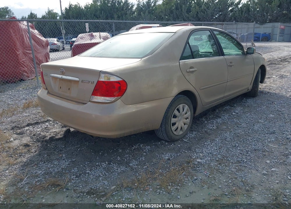 2005 TOYOTA CAMRY LE VIN: 4T1BE32K25U102132