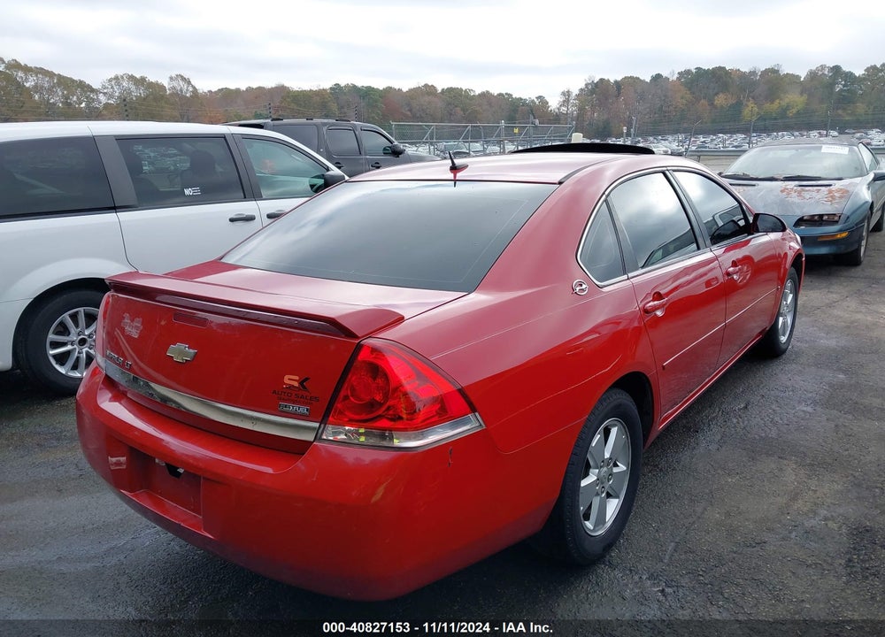 2008 CHEVROLET IMPALA LT VIN: 2G1WT58K189204059