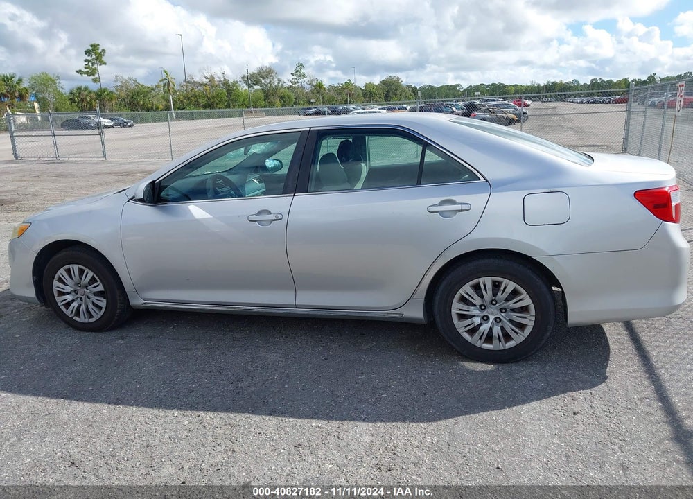 2012 TOYOTA CAMRY LE VIN: 4T1BF1FK0CU027312