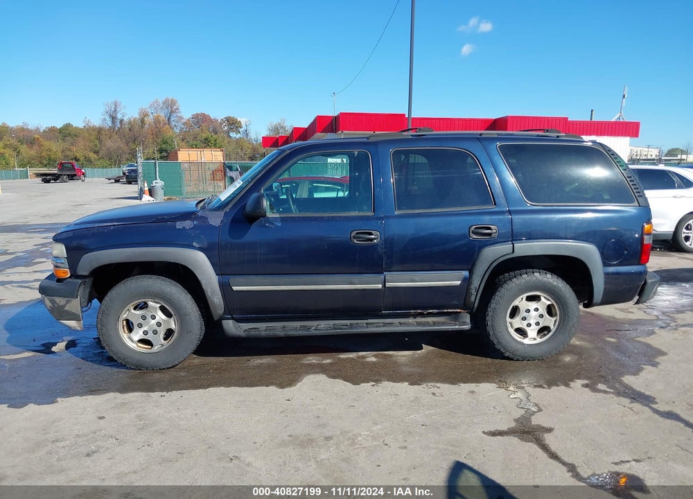 2004 CHEVROLET TAHOE LS VIN: 1GNEK13ZX4J201458