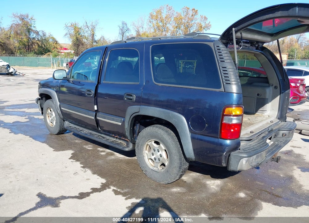 2004 CHEVROLET TAHOE LS VIN: 1GNEK13ZX4J201458
