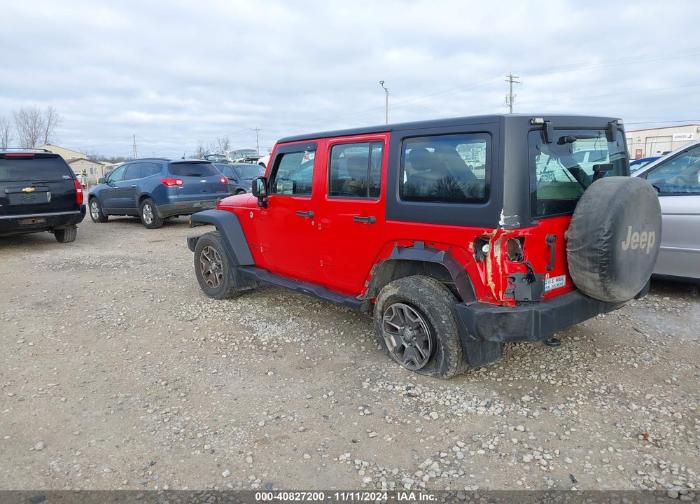 2016 JEEP WRANGLER UNLIMITED SPORT RHD VIN: 1C4BJWKG2GL336700