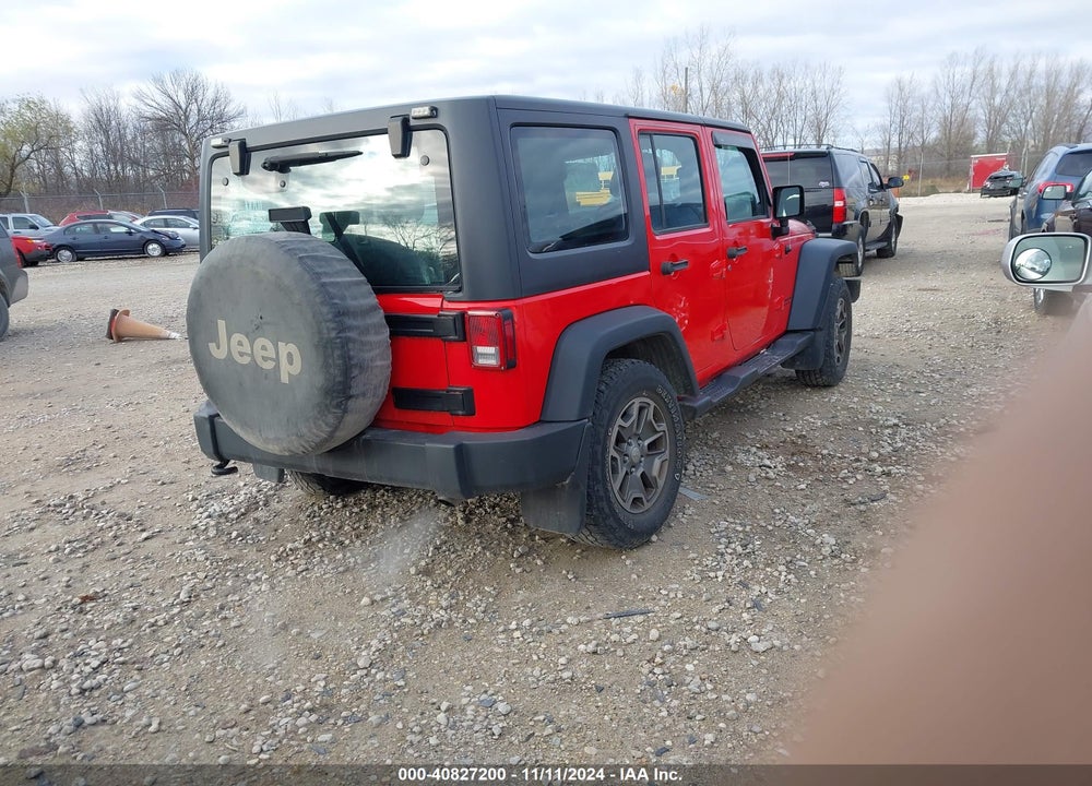 2016 JEEP WRANGLER UNLIMITED SPORT RHD VIN: 1C4BJWKG2GL336700