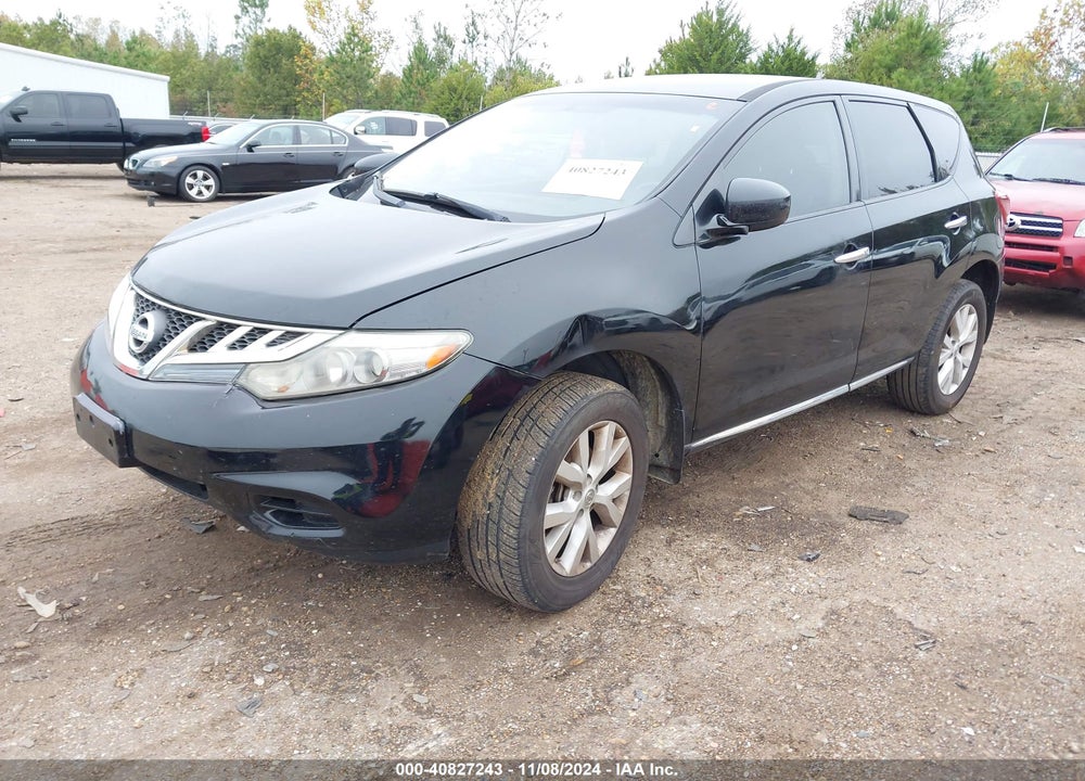 2012 NISSAN MURANO S VIN: JN8AZ1MU3CW106459