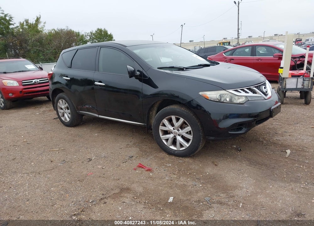 2012 NISSAN MURANO S VIN: JN8AZ1MU3CW106459