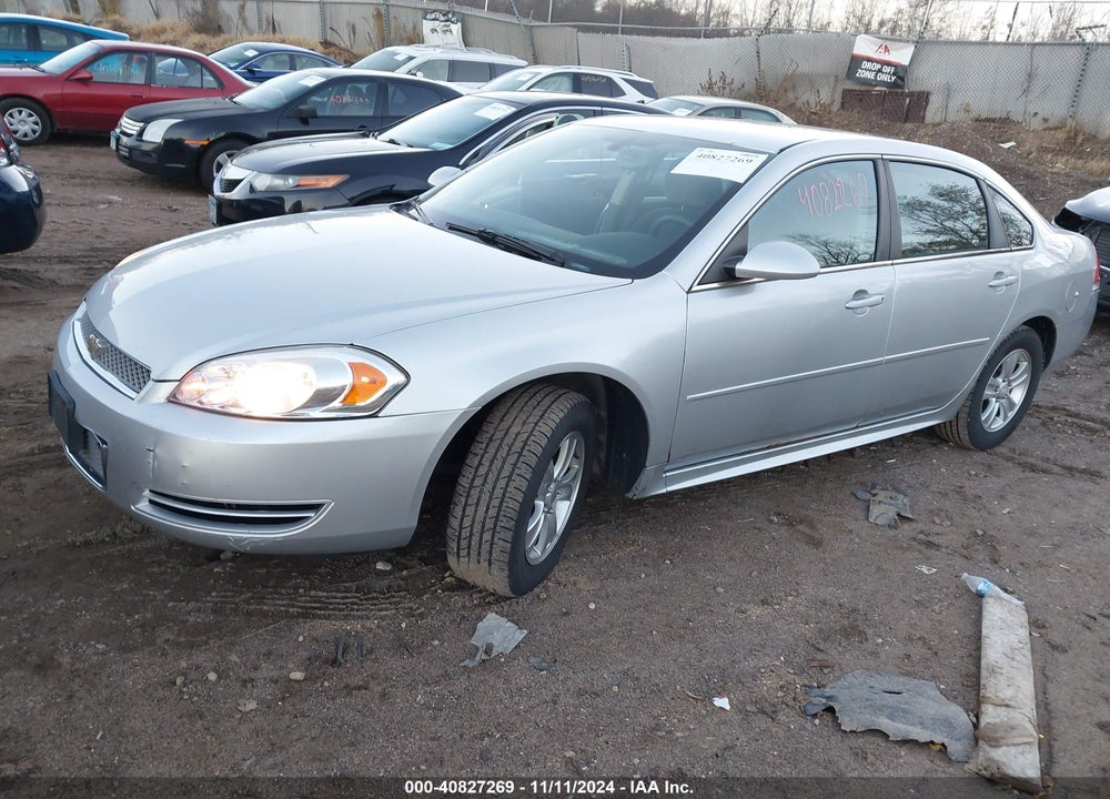 2012 CHEVROLET IMPALA LS RETAIL VIN: 2G1WA5E39C1187831