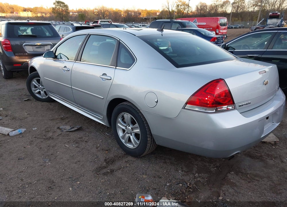 2012 CHEVROLET IMPALA LS RETAIL VIN: 2G1WA5E39C1187831