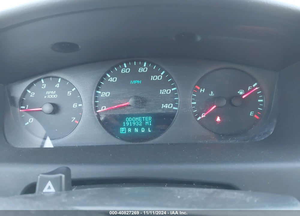 2012 CHEVROLET IMPALA LS RETAIL VIN: 2G1WA5E39C1187831