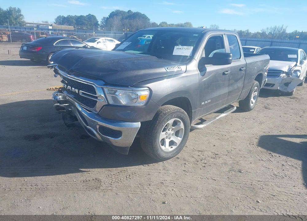 2019 RAM 1500 TRADESMAN 4X4 6'4 BOX VIN: 1C6SRFCTXKN534384