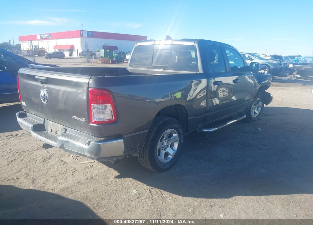 2019 RAM 1500 TRADESMAN 4X4 6'4 BOX VIN: 1C6SRFCTXKN534384