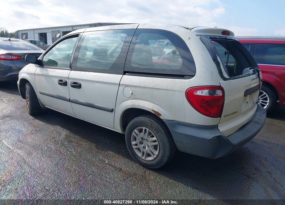 2005 DODGE CARAVAN SE VIN: 1D4GP25E15B307394