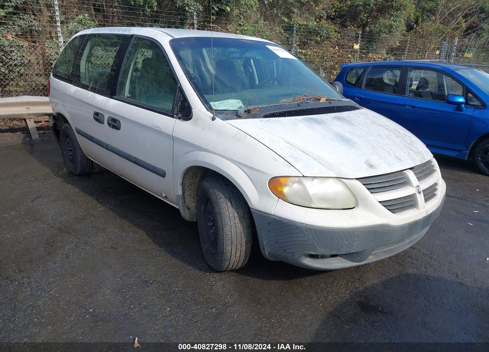 2005 DODGE CARAVAN SE VIN: 1D4GP25E15B307394
