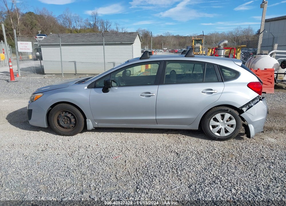 2013 SUBARU IMPREZA 2.0I VIN: JF1GPAA61D2876255