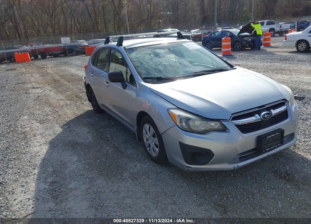 2013 SUBARU IMPREZA 2.0I VIN: JF1GPAA61D2876255