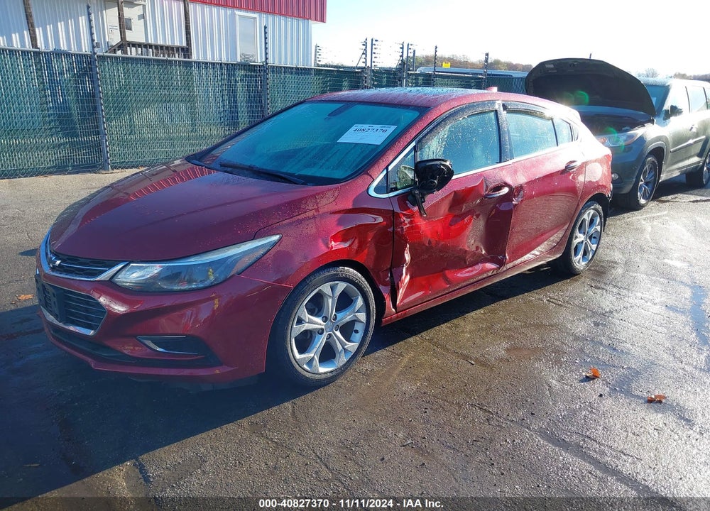 2018 CHEVROLET CRUZE PREMIER AUTO VIN: 3G1BF6SM0JS580556