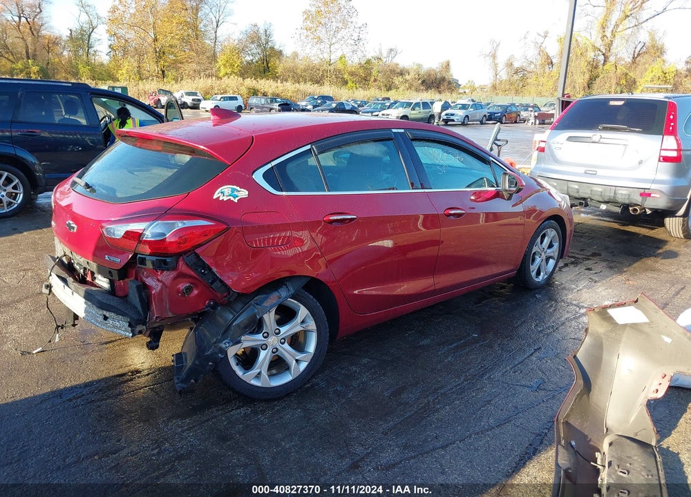 2018 CHEVROLET CRUZE PREMIER AUTO VIN: 3G1BF6SM0JS580556