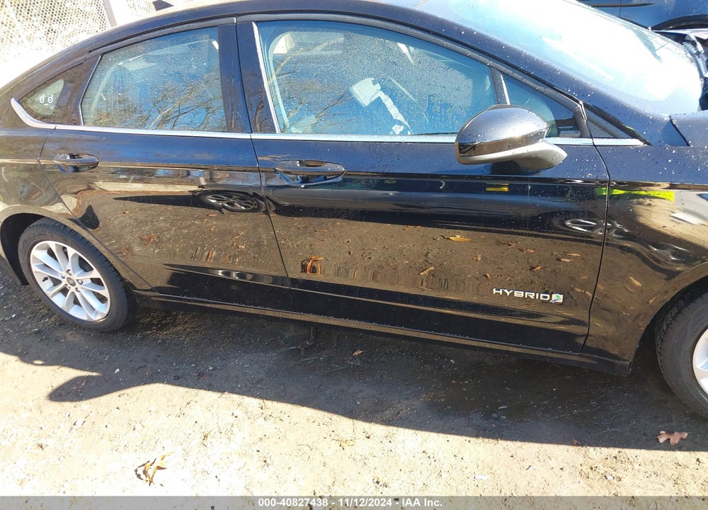 2019 FORD FUSION HYBRID SE VIN: 3FA6P0LU9KR163534