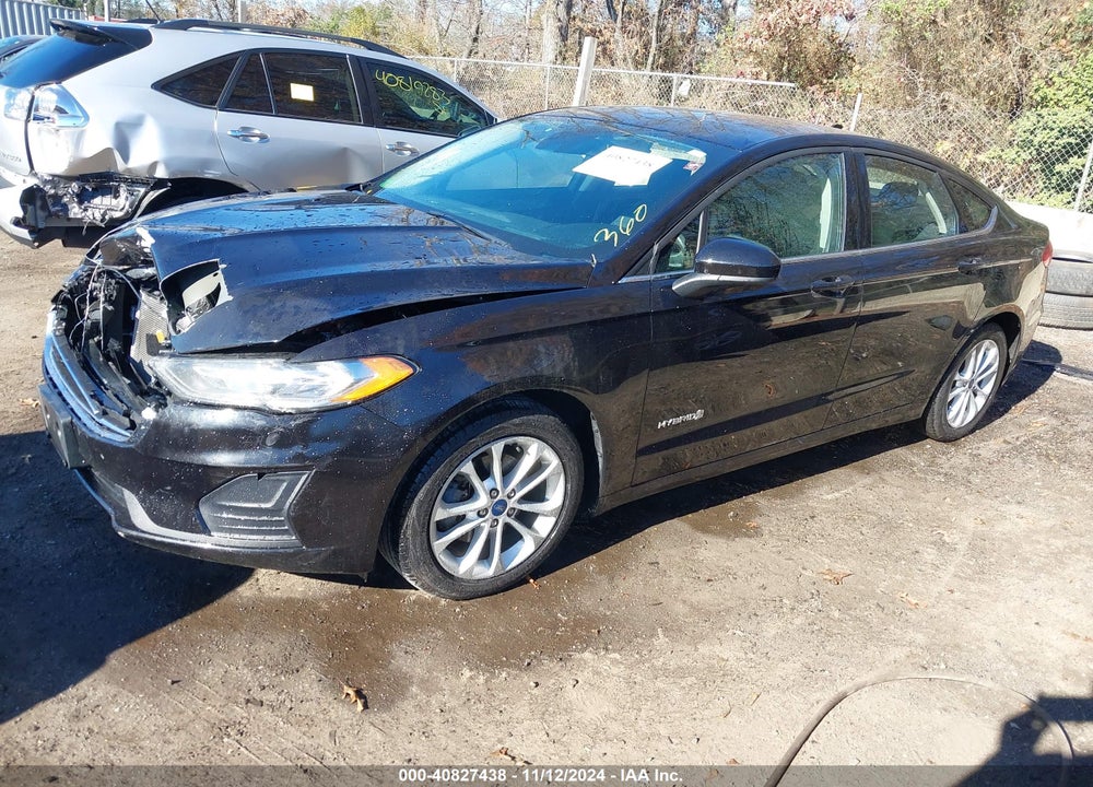 2019 FORD FUSION HYBRID SE VIN: 3FA6P0LU9KR163534